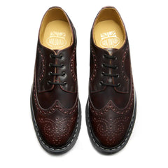 Burgundy Rub-Off 4 Eye American Derby Brogue Shoe