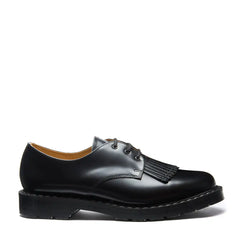 Black Hi-Shine Gibson Shoe & Brogue Kiltie