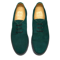 Green Suede 3 Eye Gibson Shoe