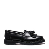 Black Vegan Hi-Shine Tassel Loafer