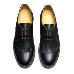 Black Hi-Shine Gibson Shoe & Brogue Kiltie