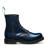 Navy Rub-Off Vegan 8 Eye Derby Boot