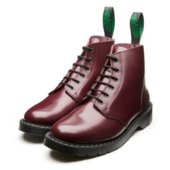 Oxblood Hi-Shine 6 Eye Astronaut Boot