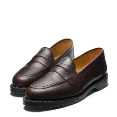 Brown Greasy Penny Loafer