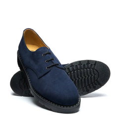 Navy Suede 3 Eye Gibson Shoe