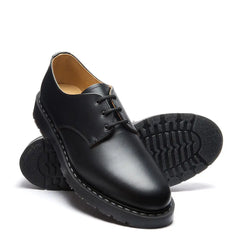 Black Fine Grain 3 Eye Gibson Shoe