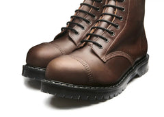 Gaucho Crazy Horse 8 Eye Steel Toe Derby Boot