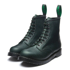 Green Gaucho Grain 8 Eye Derby Boot