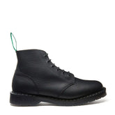 Black Greasy Grain 6 Eye Astronaut Boot