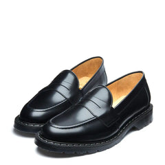 Black Hi-Shine Penny Loafer
