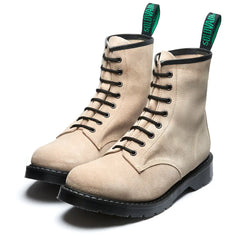 Sand Suede 8 Eye Derby Boot