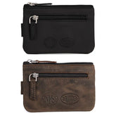 Leather Key & Coin Wallet