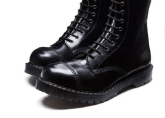"Englander" Black 11 Eye Steel Toe Derby Boot