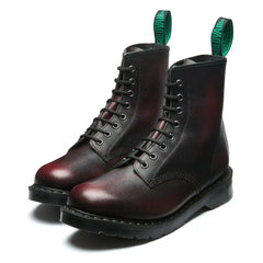 Dark Burgundy Grain 8 Eye Derby Boot