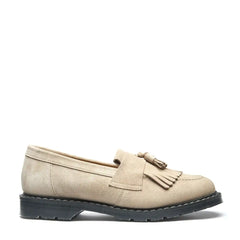 Sand Suede Tassel Loafer