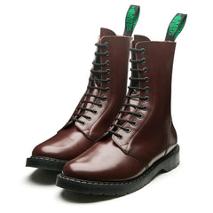 Oxblood Hi-Shine 11 Eye Astronaut Boot