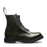 Green Rub-Off 8 Eye Derby Boot