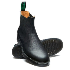 Black Greasy Grain Dealer Boot