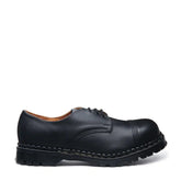 Black Greasy Steel Toe Capped Gibson Shoe