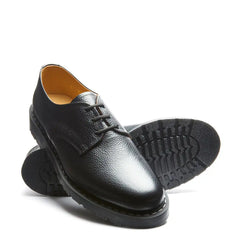 Black Hi-Shine Grain Gibson Shoe