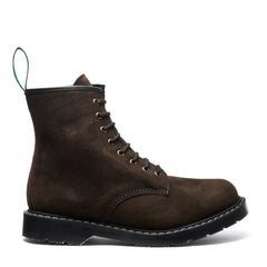 Brown Suede 8 Eye Derby Boot