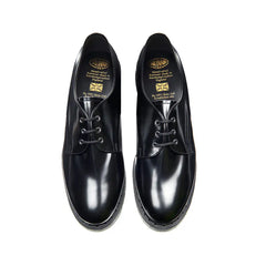 Black Vegan Hi-Shine Gibson Shoe