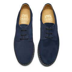 Navy Suede 3 Eye Gibson Shoe