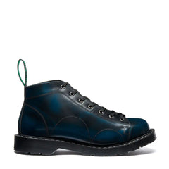 Navy Blue Rub-Off 7 Eye Monkey Boot