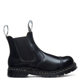 Black Hi-Shine Steel Toe Capped Dealer Boot