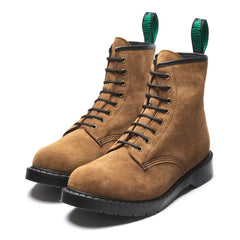 Tan Suede 8 Eye Derby Boot