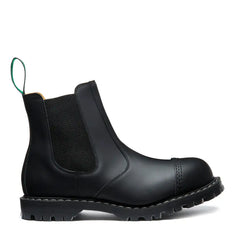 Black Greasy Steel Toe Dealer Boot