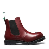 Cherry Red Hi-Shine Steel Toe Dealer Boot