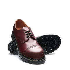 Oxblood Hi-Shine Steel Toe Capped Gibson Shoe