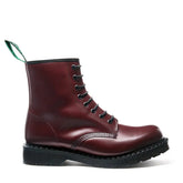 Oxblood Hi-Shine 8 Eye Derby Boot