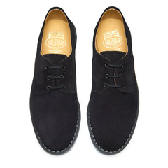 Dark Navy Suede 3 Eye Gibson Shoe