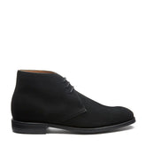 Black Suede 3 Eye Chukka Boot