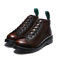 Burgundy Rub Off 7 Eye Monkey Boot
