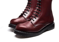 Oxblood Hi-Shine 8 Eye Derby Boot
