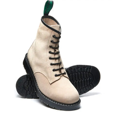 Sand Suede 8 Eye Derby Boot