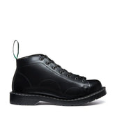 Black Hi-Shine 7 Eye Monkey Boot