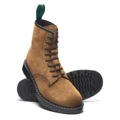 Tan Suede 8 Eye Derby Boot