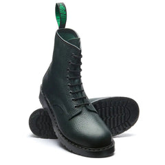 Green Gaucho Grain 8 Eye Derby Boot