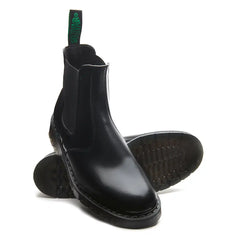 Black Vegan Hi-Shine Dealer Boot