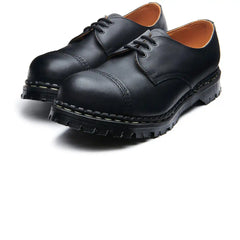 Black Greasy Steel Toe Capped Gibson Shoe