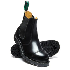 Black Hi-Shine Steel Toe Dealer Boot