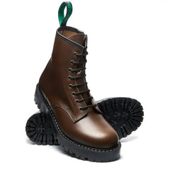 Gaucho Crazy Horse 8 Eye Zip Commando Derby Boot