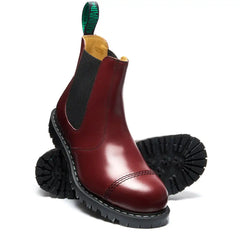 Cherry Red Hi-Shine Steel Toe Dealer Boot