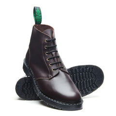 Brown Greasy 6 Eye Astronaut Boot