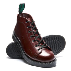 Oxblood Hi-Shine 7 Eye Monkey Boot