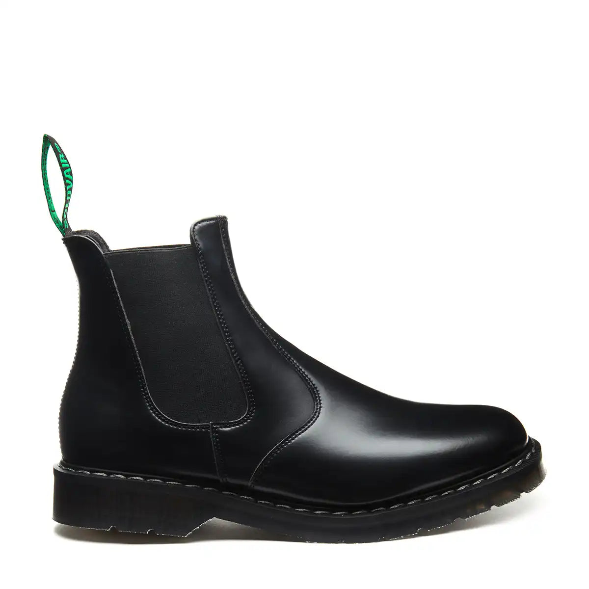 Black Vegan Hi-Shine Dealer Boot